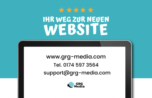 webdesign entwurf - grg media